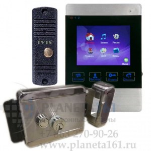 Комплект видеодомофона 4" с замком. | IVIS I-M402MV03Kit-Z