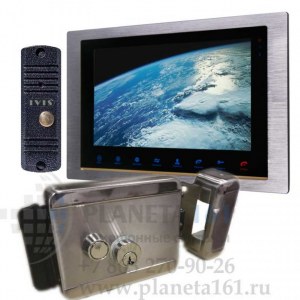 Комплект видеодомофона 10" с замком. | IVIS I-M1002MV03Kit-Z