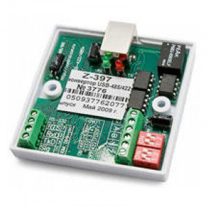 Конвертер с гальванической развязкой USB/RS-485/422 Модель: Z-397 (мод. USB)/Z-397