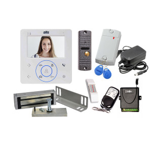 Комплект системы контроля доступа с видеодомофоном и радиобрелком | СКУД-25